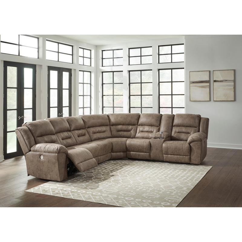 Signature Design by Ashley Ravenel 83106S4 4 pc Power Reclining Sectional IMAGE 3