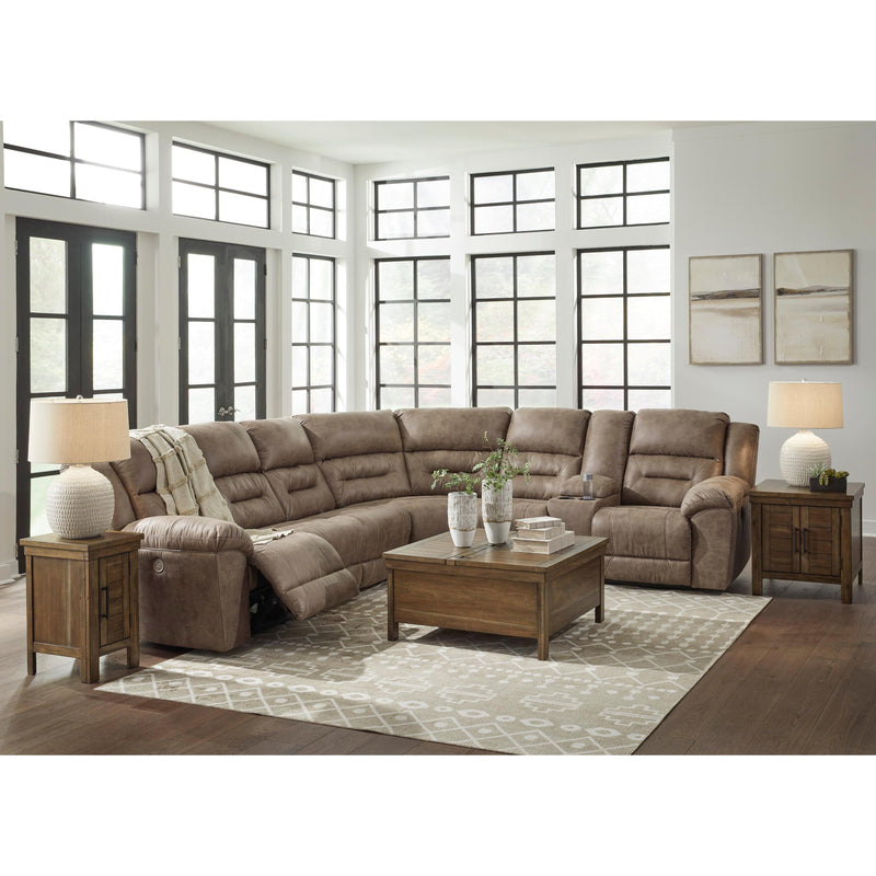 Signature Design by Ashley Ravenel 83106S4 4 pc Power Reclining Sectional IMAGE 4