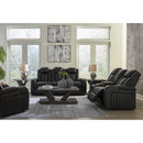 Signature Design by Ashley Caveman Den 9070315 Power Reclining Sofa with Adjustable Headrest IMAGE 17