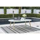  Signature Design by Ashley Seton Creek P798-625 Oval Dining Table with Umbrella Option IMAGE 5