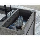  Signature Design by Ashley Freedan T175T2 Lift-top Coffee Table, 2 End Tables and Console IMAGE 4