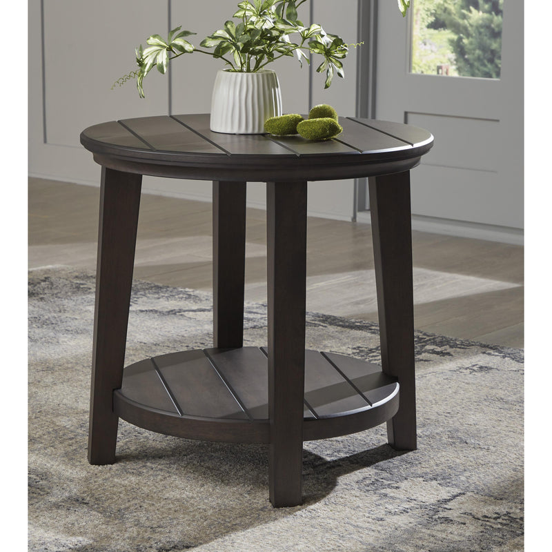  Signature Design by Ashley Celamar T429-6 Round End Table IMAGE 4