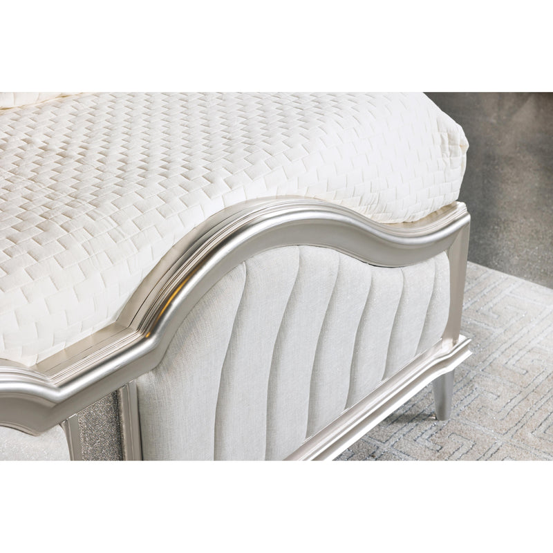 Coaster Furniture Evangeline 223391Q Tufted Upholstered Platform Queen Bed - Ivory/Silver Oak IMAGE 10