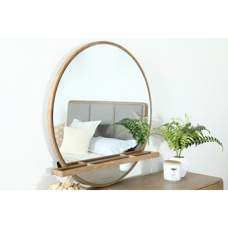 Coaster Furniture Arini 224304 Round Dresser Mirror - Sand Wash IMAGE 4
