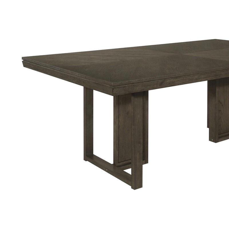 Coaster Furniture 107961 Rectangular Dining Table - Dark Grey IMAGE 6