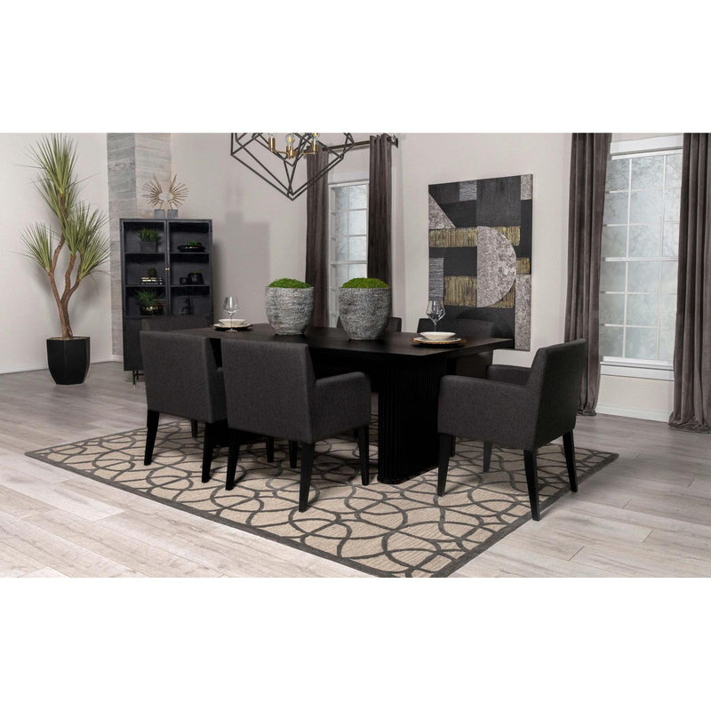 Coaster Furniture 106251 Rectangular Dining Table - Black IMAGE 2