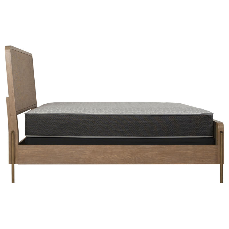 Coaster Furniture Arinia 224300KE Upholstered Eastern King Panel Bed - Sand Wash/Natural Cane IMAGE 10