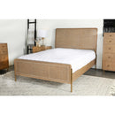 Coaster Furniture Arinia 224300Q Upholstered Queen Panel Bed - Sand Wash/Natural Cane IMAGE 11