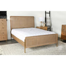 Coaster Furniture Arinia 224300Q Upholstered Queen Panel Bed - Sand Wash/Natural Cane IMAGE 12