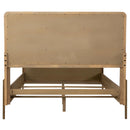 Coaster Furniture Arinia 224300Q Upholstered Queen Panel Bed - Sand Wash/Natural Cane IMAGE 6