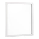 Coaster Furniture Kendall 224404 Square Dresser Mirror - White IMAGE 1