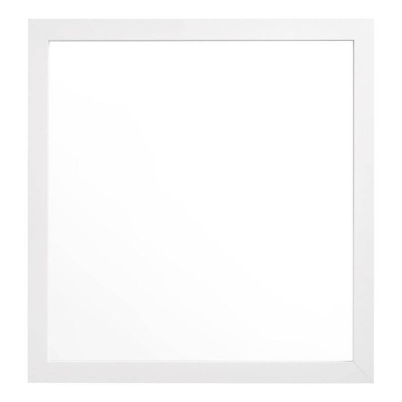Coaster Furniture Kendall 224404 Square Dresser Mirror - White IMAGE 3