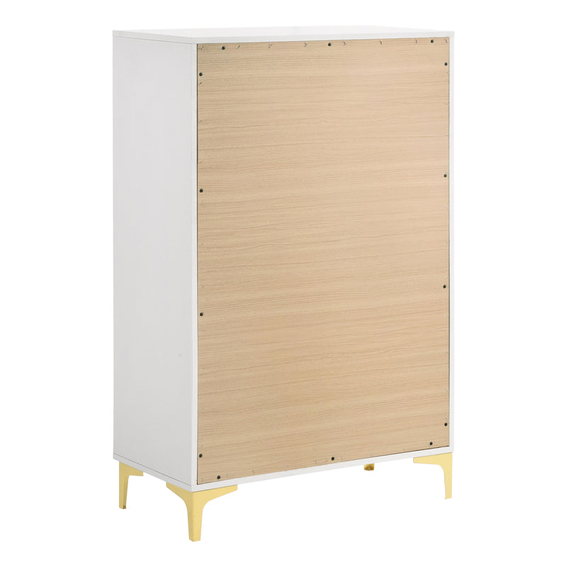 Coaster Furniture Kendall 224405 5-Drawer Chest - White IMAGE 6