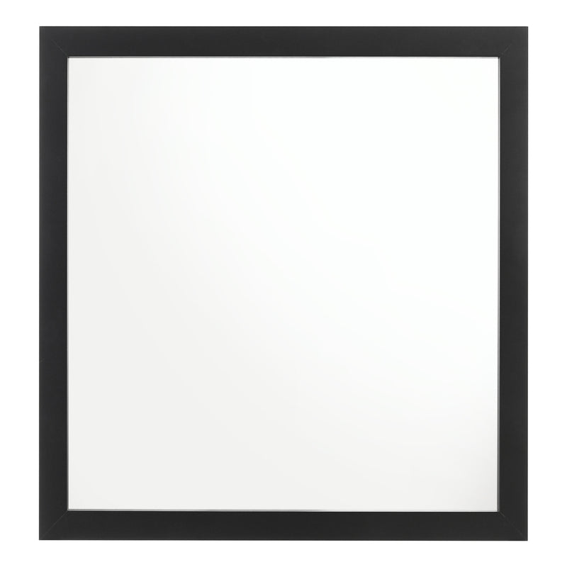 Coaster Furniture Kendall 224454 Square Dresser Mirror - Black IMAGE 3