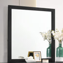 Coaster Furniture Kendall 224454 Square Dresser Mirror - Black IMAGE 4