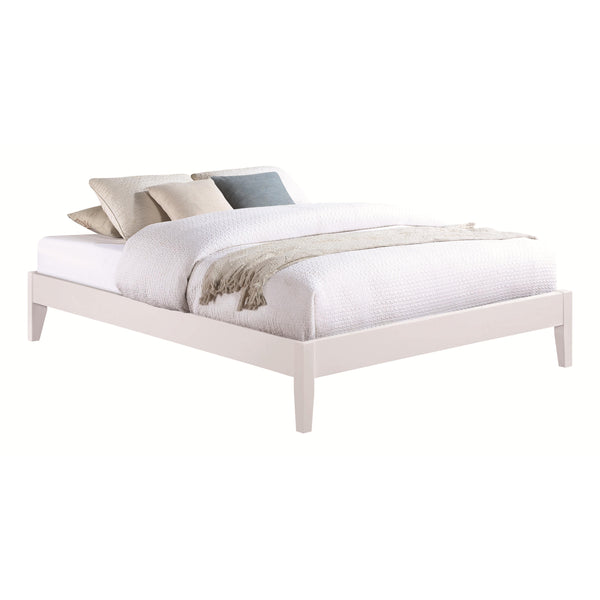 Coaster Furniture Hounslow 306128KE King Platform Bed - White IMAGE 1
