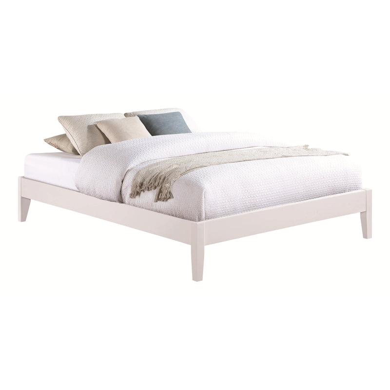 Coaster Furniture Hounslow 306128KW California King Platform Bed - White IMAGE 1