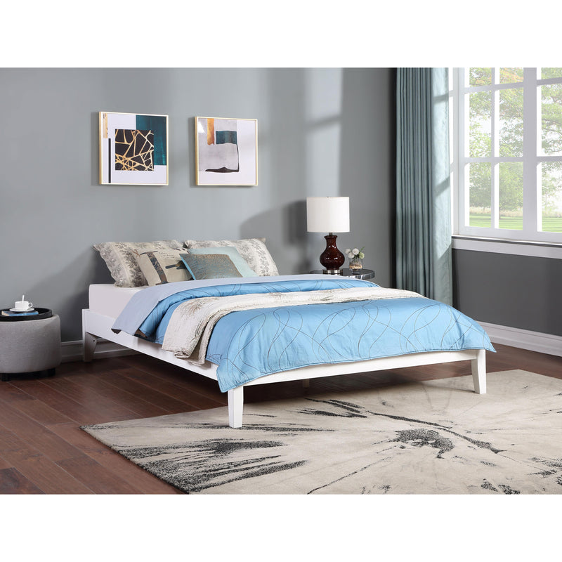 Coaster Furniture Hounslow 306128KW California King Platform Bed - White IMAGE 2