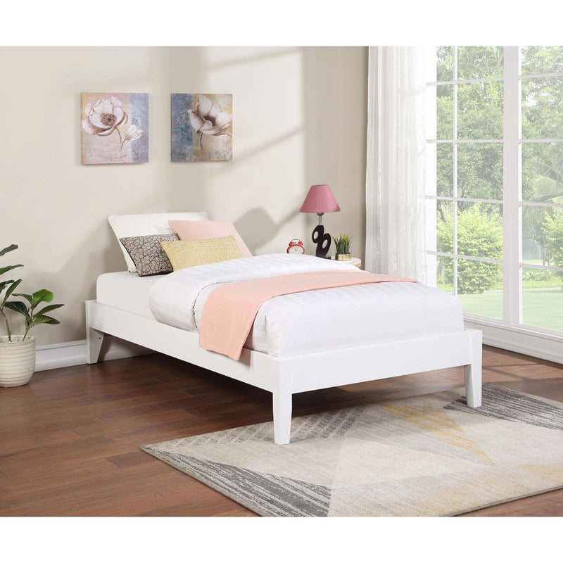 Coaster Furniture Hounslow 306128F Full Platform Bed - White IMAGE 2