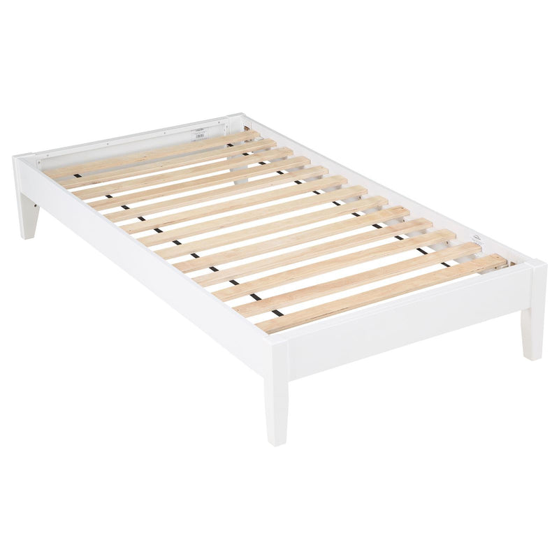 Coaster Furniture Hounslow 306128F Full Platform Bed - White IMAGE 4