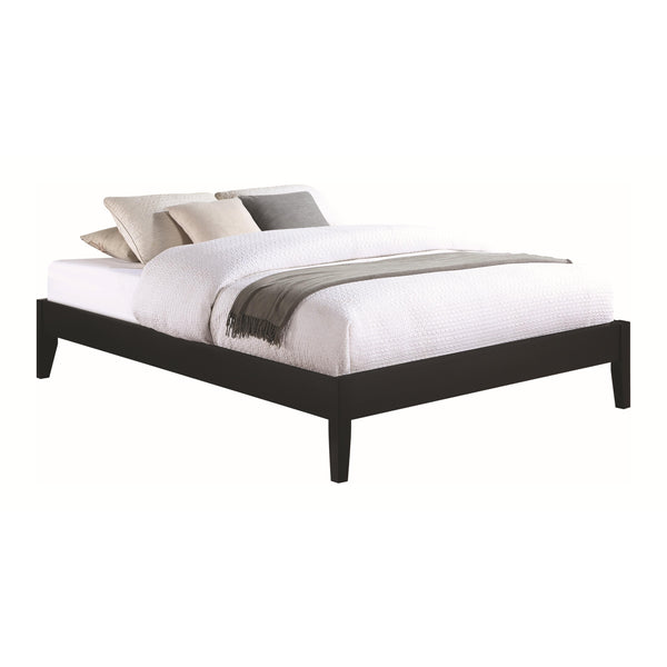 Coaster Furniture Hounslow 306129Q Queen Platform Bed - Black IMAGE 1