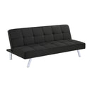 Coaster Furniture Joel 360281 Upholstered Tufted Sofa Bed - Black IMAGE 1