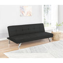 Coaster Furniture Joel 360281 Upholstered Tufted Sofa Bed - Black IMAGE 2