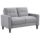 Coaster Furniture Bowen 506782 Loveseat - Grey IMAGE 1
