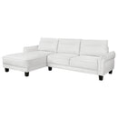 Coaster Furniture Caspian 509550 Sectional - White IMAGE 1