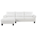 Coaster Furniture Caspian 509550 Sectional - White IMAGE 4