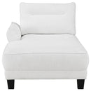 Coaster Furniture Caspian 509550 Sectional - White IMAGE 5