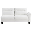 Coaster Furniture Caspian 509550 Sectional - White IMAGE 6