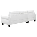Coaster Furniture Caspian 509550 Sectional - White IMAGE 7