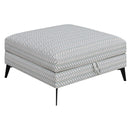 Coaster Furniture Clint 509807 Upholstered Ottoman with Tapered Legs - Multi-Color IMAGE 1