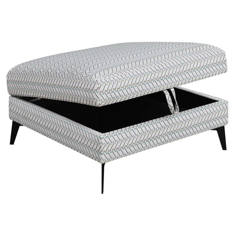 Coaster Furniture Clint 509807 Upholstered Ottoman with Tapered Legs - Multi-Color IMAGE 3