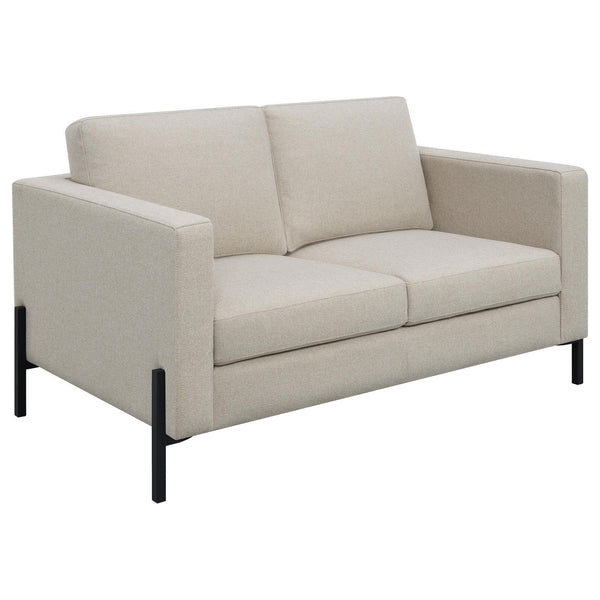 Coaster Furniture Tilly 509902 Loveseat - Oatmeal IMAGE 1