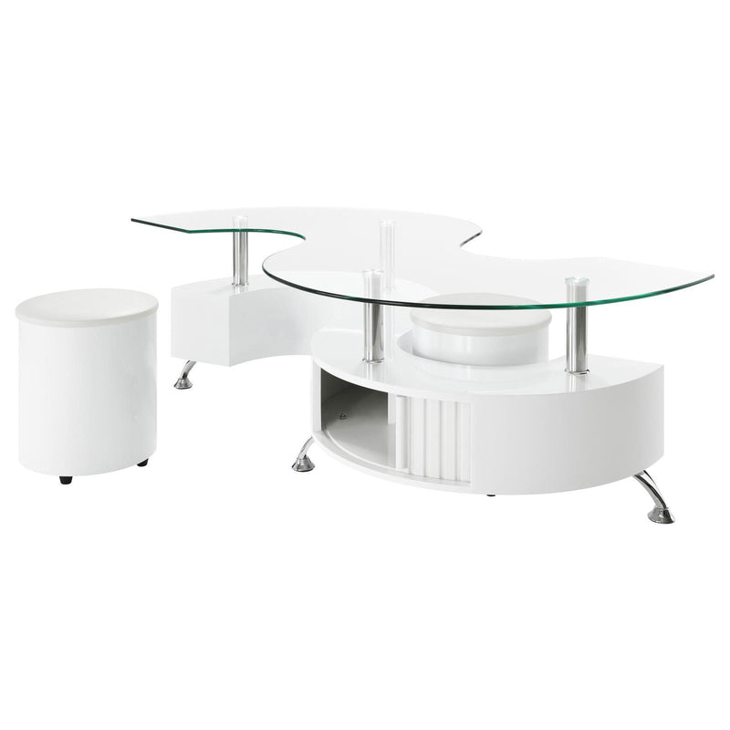 Coaster Furniture Buckley 703400 Coffee Table - White IMAGE 3