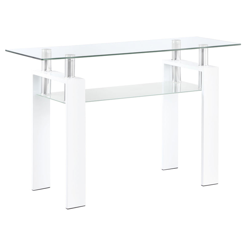 Coaster Furniture Dyer 703439 Sofa Table - White IMAGE 1