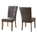  Steve Silver Furniture Debby Polyester Side Chair-Gray IMAGE 4