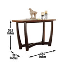  Steve Silver Furniture Kenzo Sofa Table 48"x20"x30" IMAGE 4