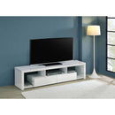 Coaster Furniture Jude 704251 TV Stand - High Gloss White IMAGE 2