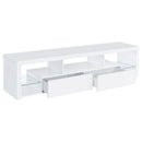 Coaster Furniture Jude 704251 TV Stand - High Gloss White IMAGE 3