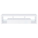 Coaster Furniture Jude 704251 TV Stand - High Gloss White IMAGE 4