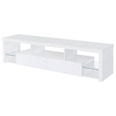 Coaster Furniture Jude 704251 TV Stand - High Gloss White IMAGE 5