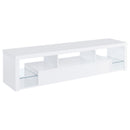 Coaster Furniture Jude 704251 TV Stand - High Gloss White IMAGE 7