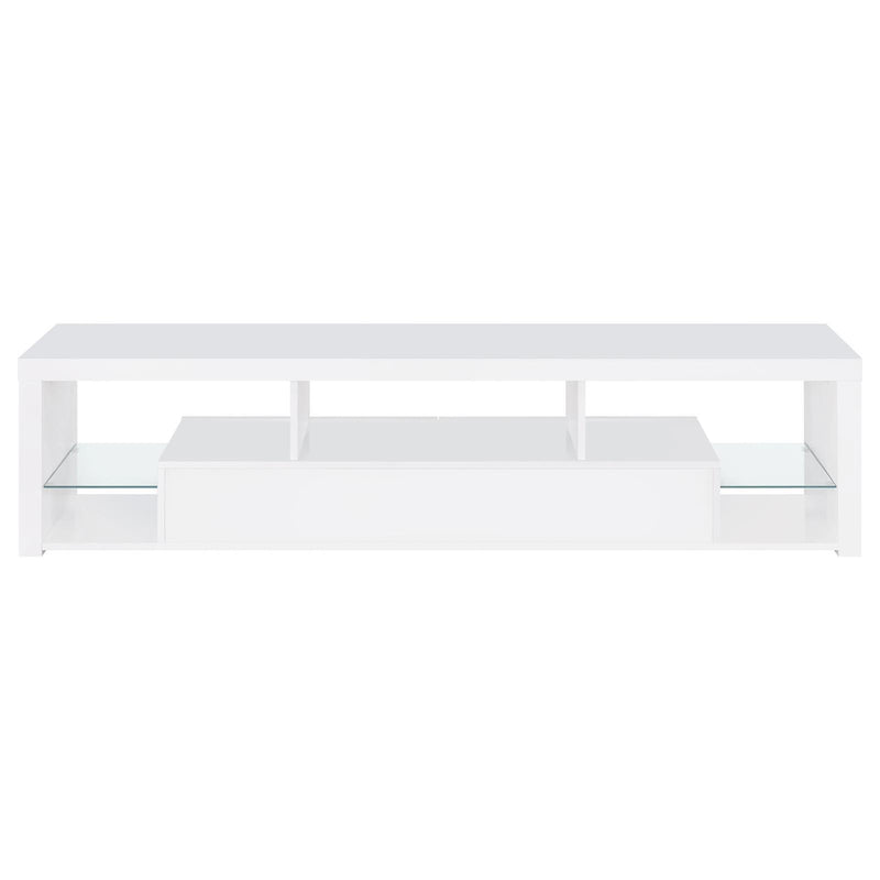Coaster Furniture Jude 704251 TV Stand - High Gloss White IMAGE 8
