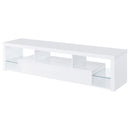 Coaster Furniture Jude 704251 TV Stand - High Gloss White IMAGE 9
