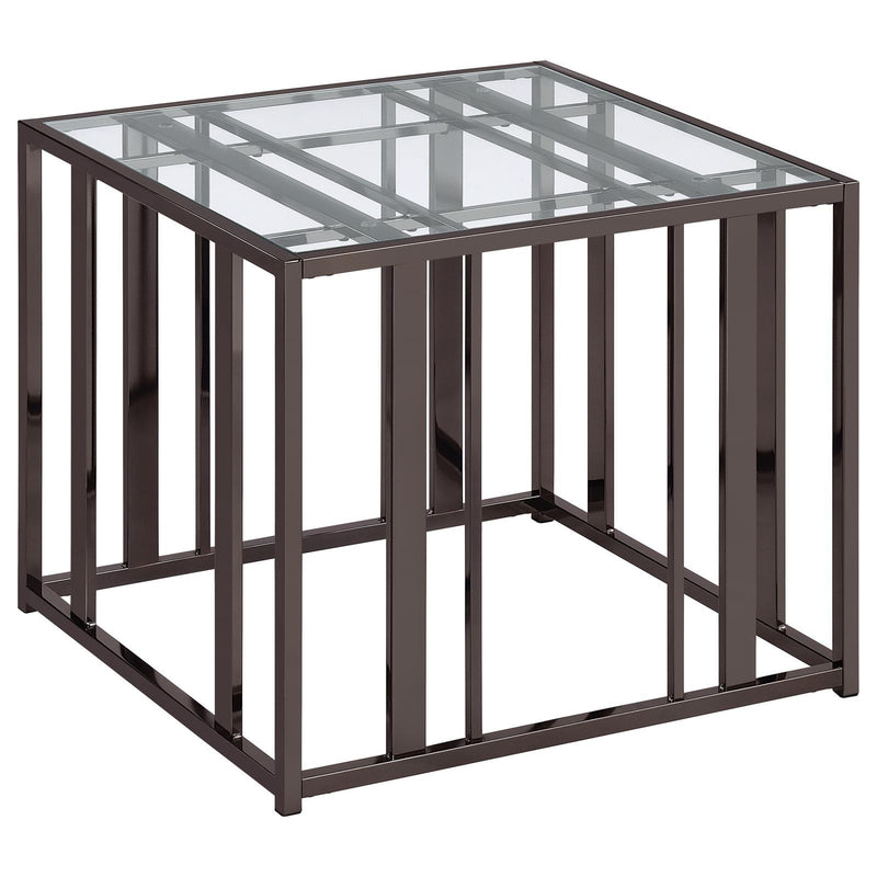 Coaster Furniture Adri 708357 End Table - Black Nickel IMAGE 1