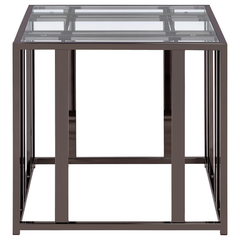 Coaster Furniture Adri 708357 End Table - Black Nickel IMAGE 5