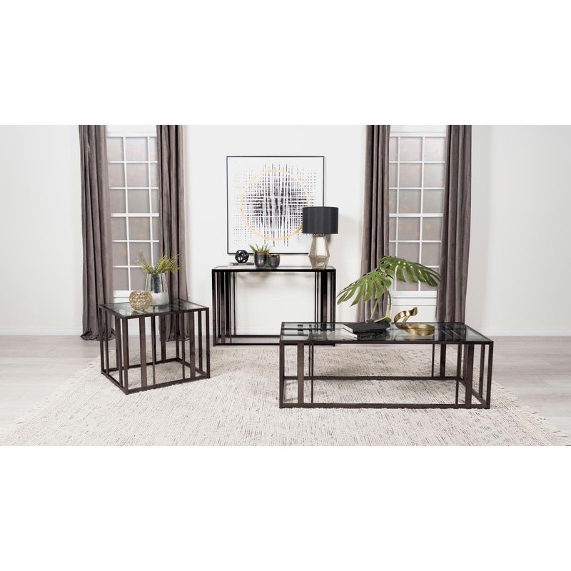 Coaster Furniture Adri 708358 Coffee Table - Black Nickel IMAGE 10